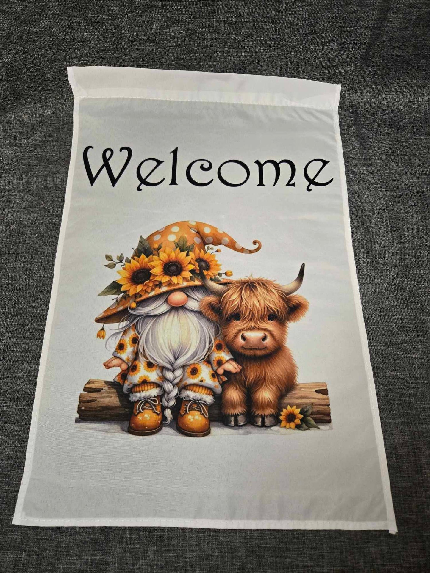 Garden Flag With Holder