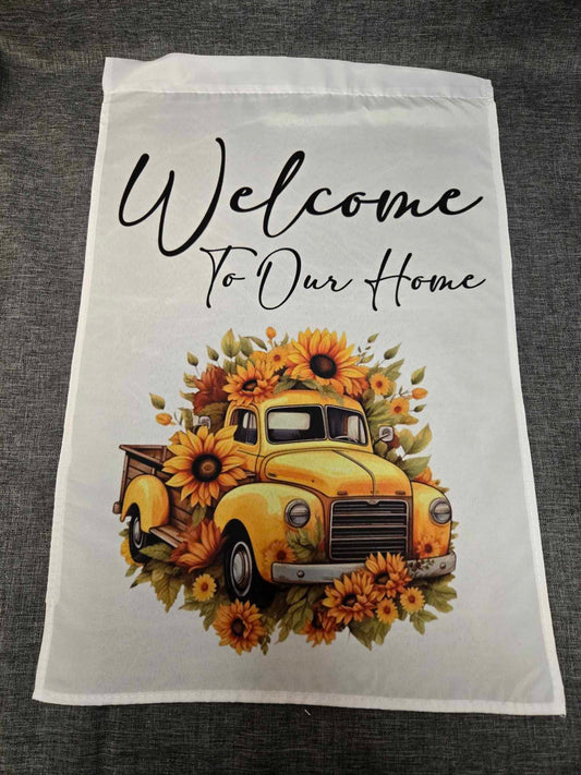 Garden Flag With Holder