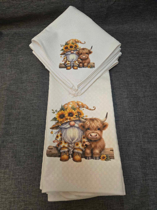 Waffle Towel Set