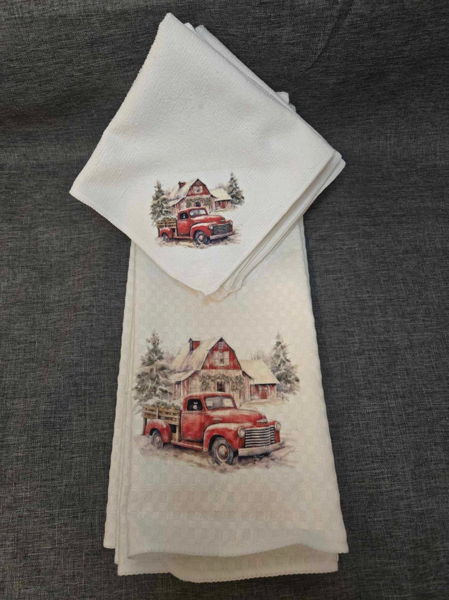 Waffle Towel Set